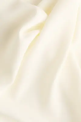 Top à effet drapé avec base en pointe - Crème — photo 4