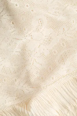 Paréo façon crochet - Crème — photo 4