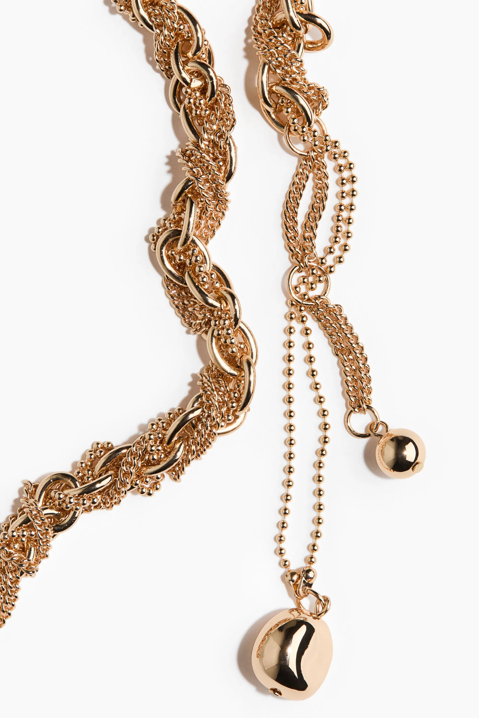 Collier multi-chaînes - Doré