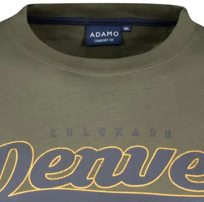 ADAMO TEE SHIRT DENVER Kaki — photo 3