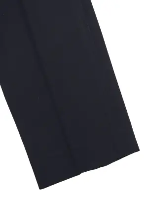 Pantalon tailleur en crêpe de chine bleu nuit NEUF Prix boutique 800€ Taille 36 — photo 5