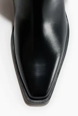 Bottes à talon bloc - Noir — photo 3