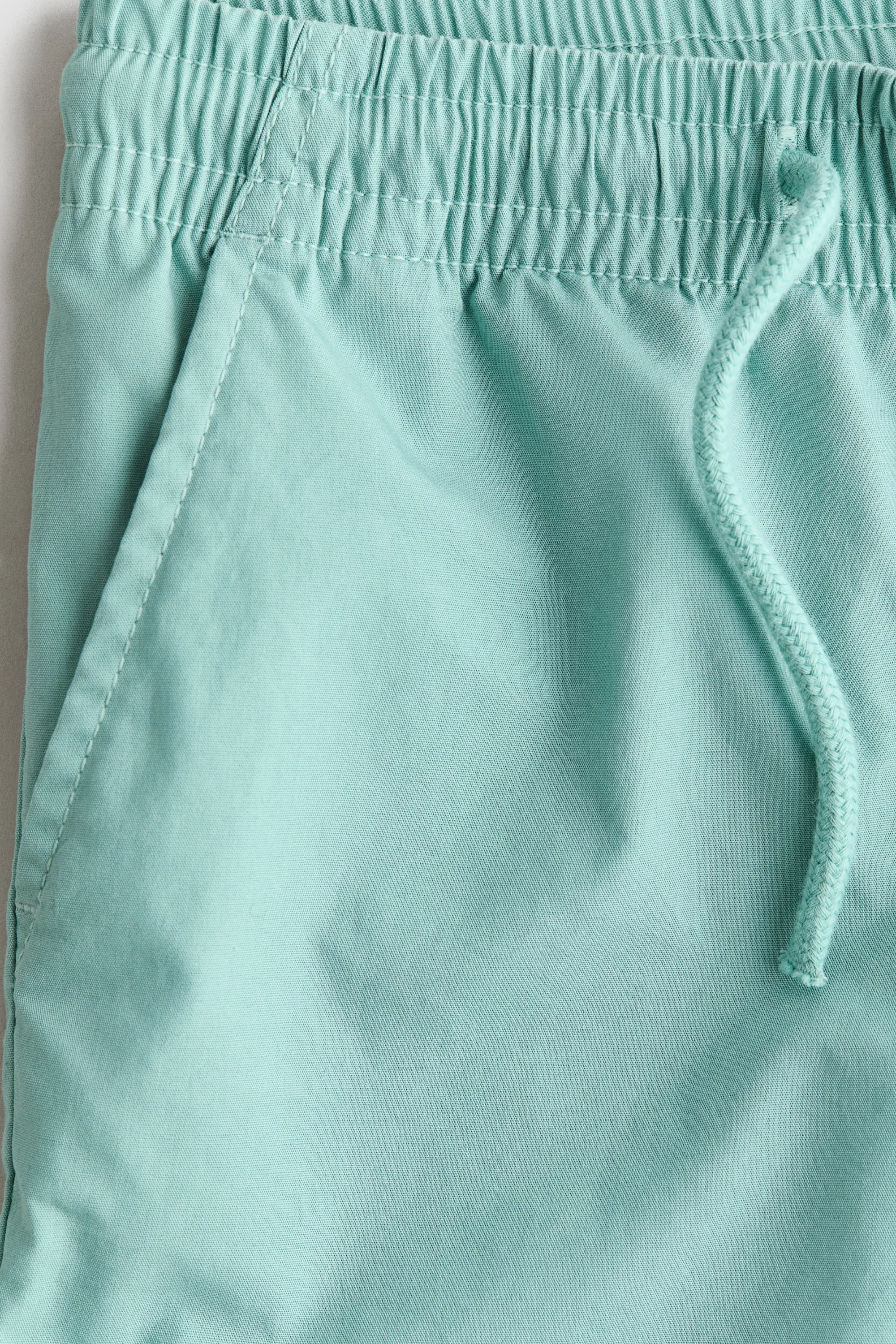 Short en coton - Turquoise