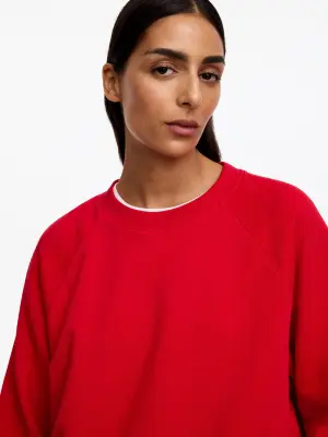 Sweat en éponge - Rouge — photo 4