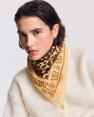 Foulard Johanna camel — photo 5