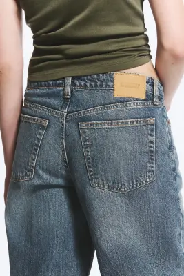 Jean jambe large taille basse Ample - Bleu Redondo - Bleu moyen — photo 2