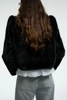 Veste duveteuse - Noir — photo 4