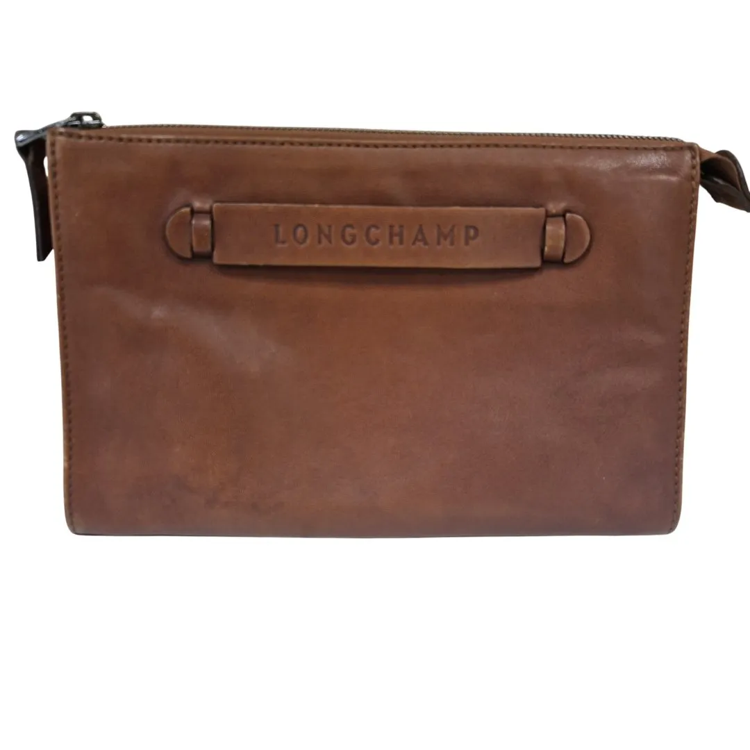 Pochette a main cuir