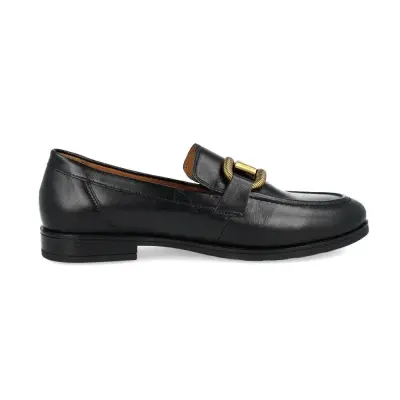 Mocassins Gabor 52.422.27 Noirs - Cuir Lacets Grande Pointure Femme — photo 3