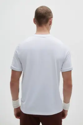 T-shirt de tennis Regular Fit DryMove™ - Blanc — photo 4