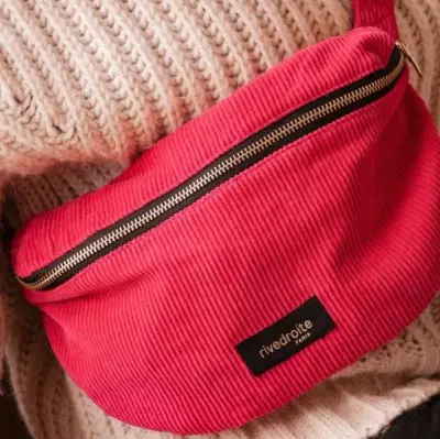 Sac banane Custine XL velours Rive Droite — photo 3