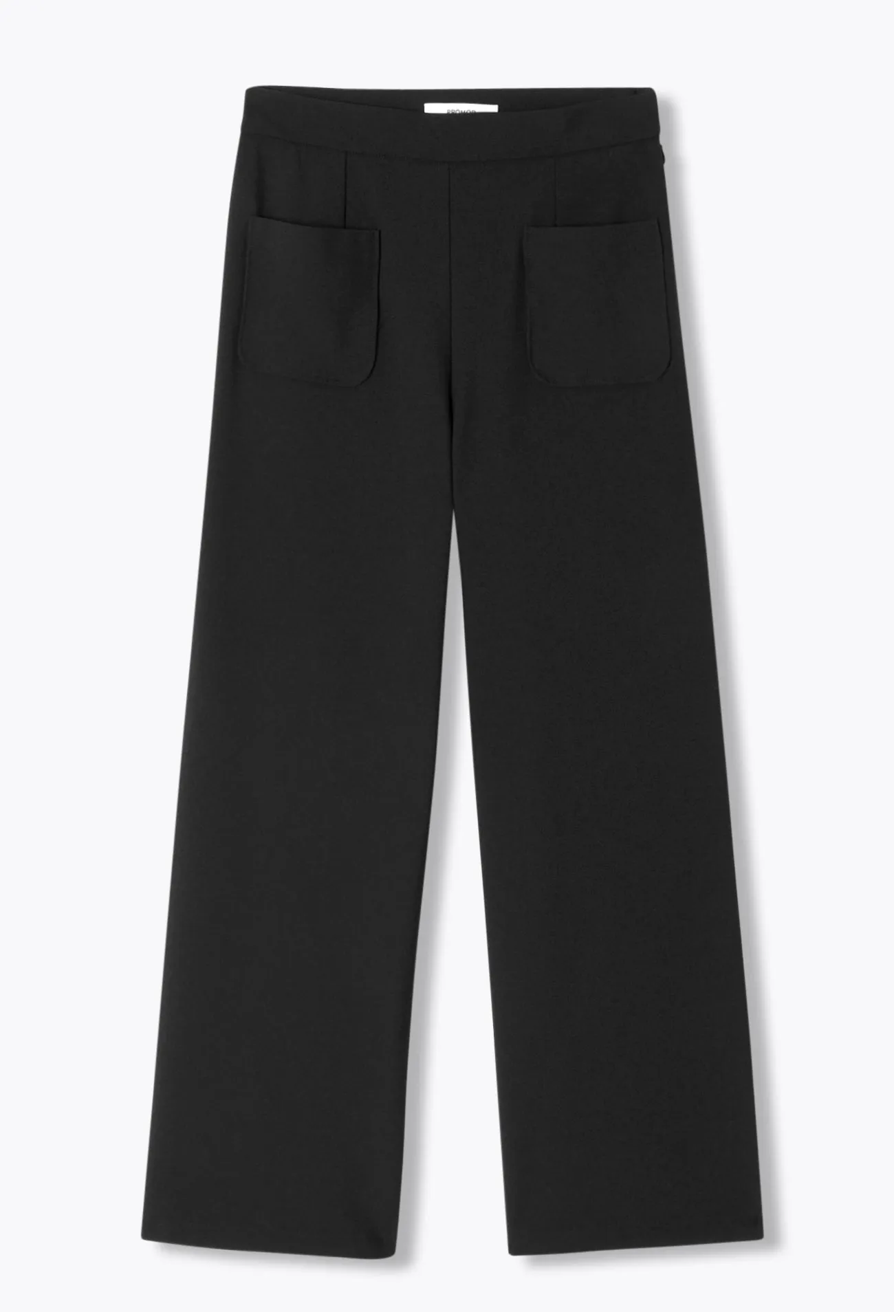 Pantalon large taille haute