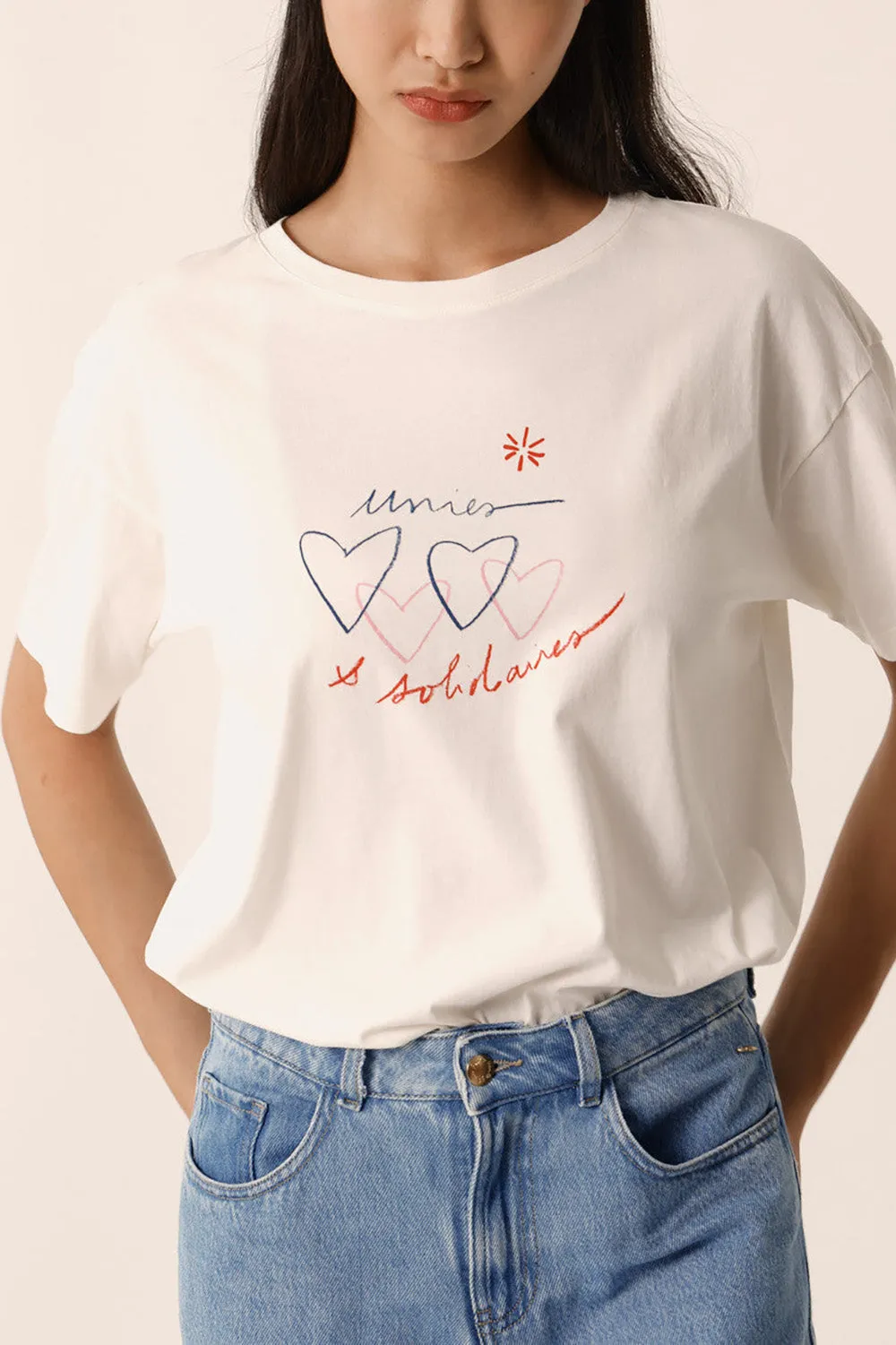 Tee-shirt Marina Ecru