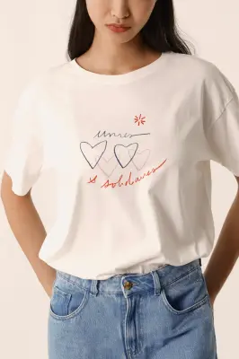 Tee-shirt Marina Ecru — photo 1