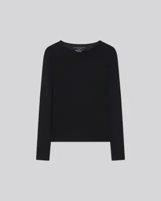 T-shirt en coton et cachemire — photo 4
