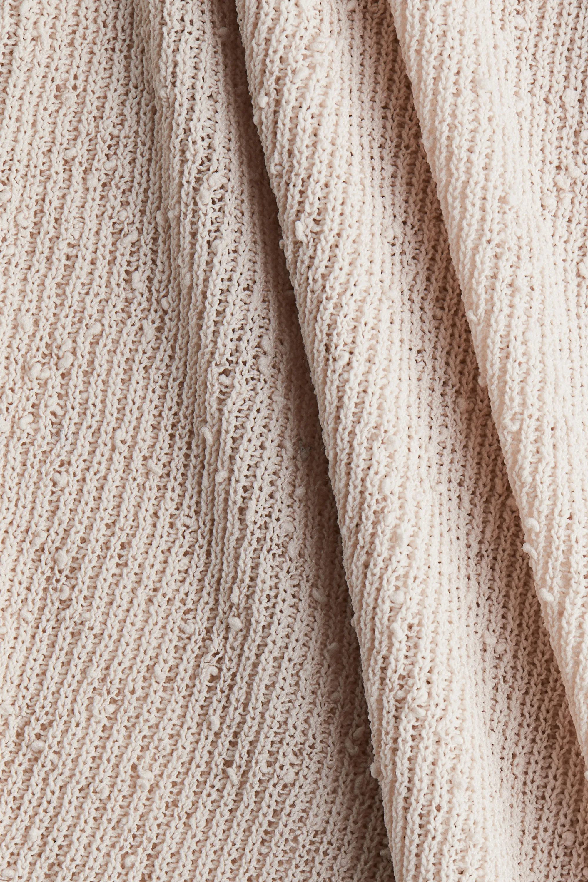 Robe en maille avec dos décolleté - Beige