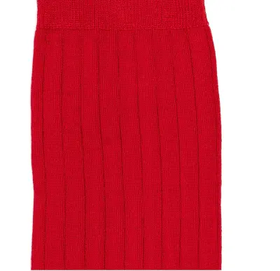 Chaussettes fil d’Ecosse Rouge — photo 3