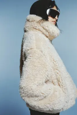 Veste en tissu Teddy bear - Beige — photo 3
