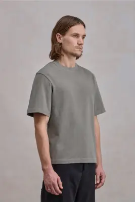 T-shirt 'Chuuunky Tee' - Pigmentaire Gris Mineral — photo 4