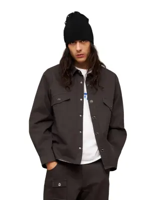 Dome Shirt LS Charcoal — photo 2