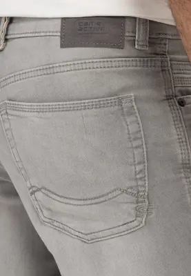 CAMEL ACTIVE BERMUDA JEAN'S Gris — photo 3