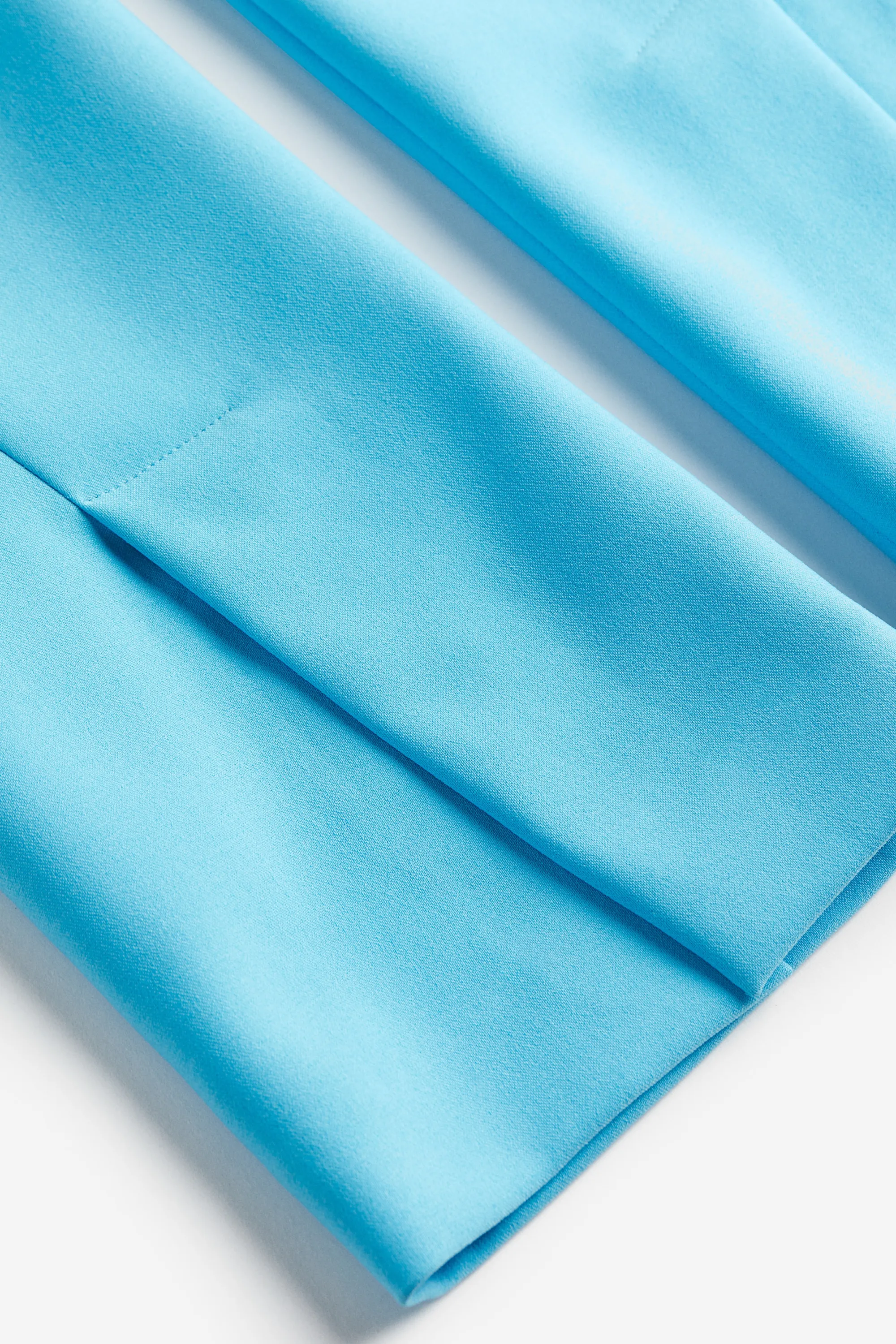 Pantalon avec fente en bas de jambe - Bleu clair
