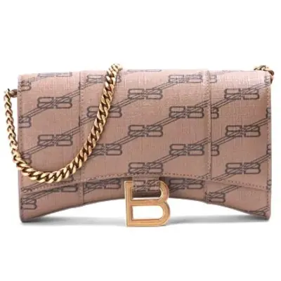 Sac a main hourglass bb monogram coated canvas wallet