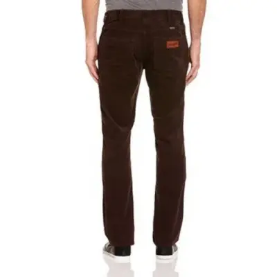 WRANGLER PANTALON ARIZ VELOURS Marron fonce — photo 2