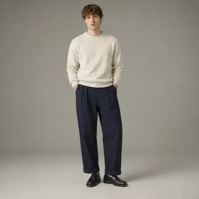 Bask in the Sun – Pantalon Izaro Navy — photo 2