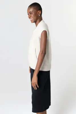 Pull en laine, fox et polyamide — photo 3