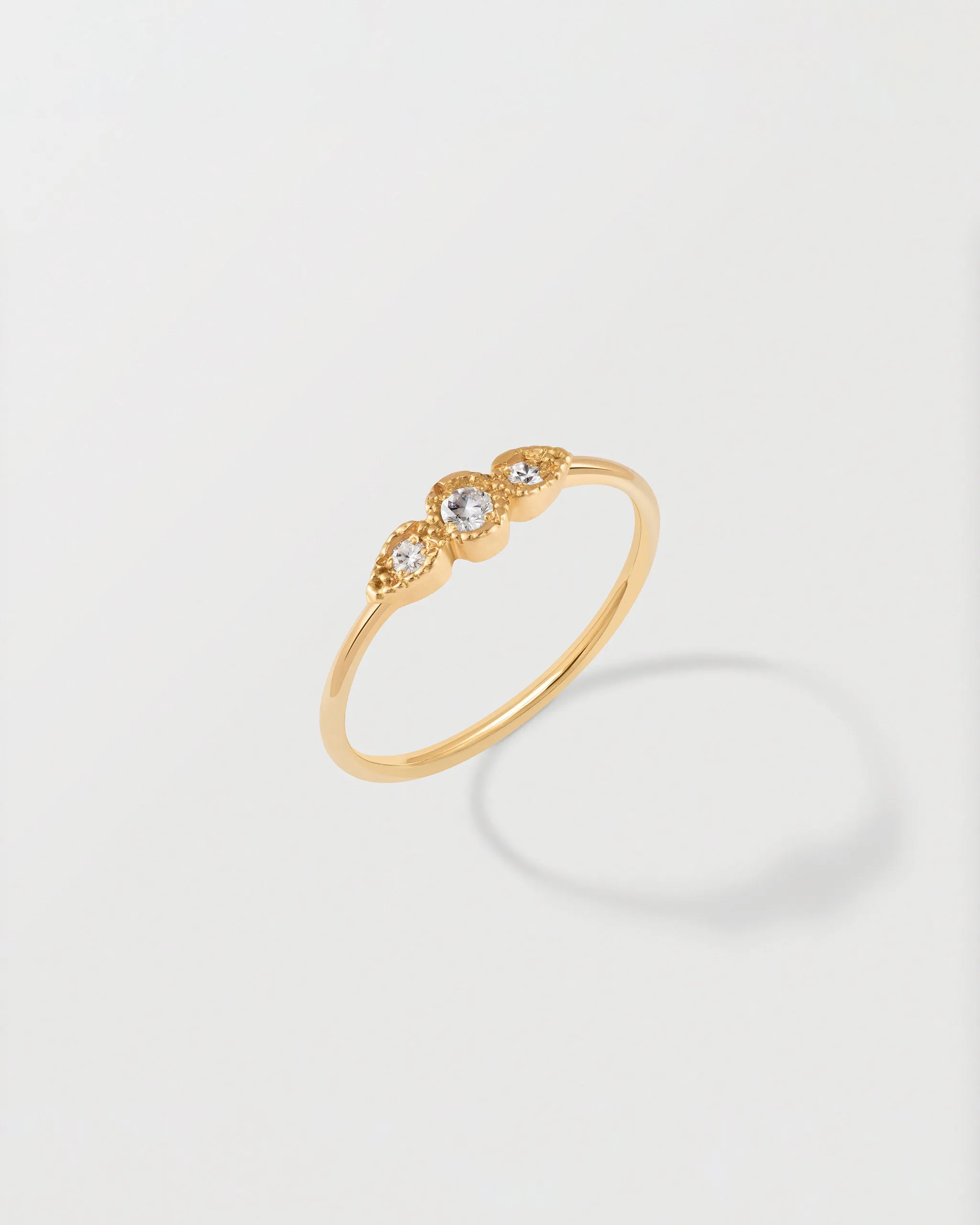 BAGUE AUXANE - Or jaune 18 carats
