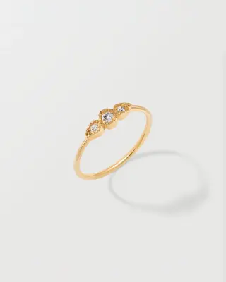 BAGUE AUXANE - Or jaune 18 carats — photo 1