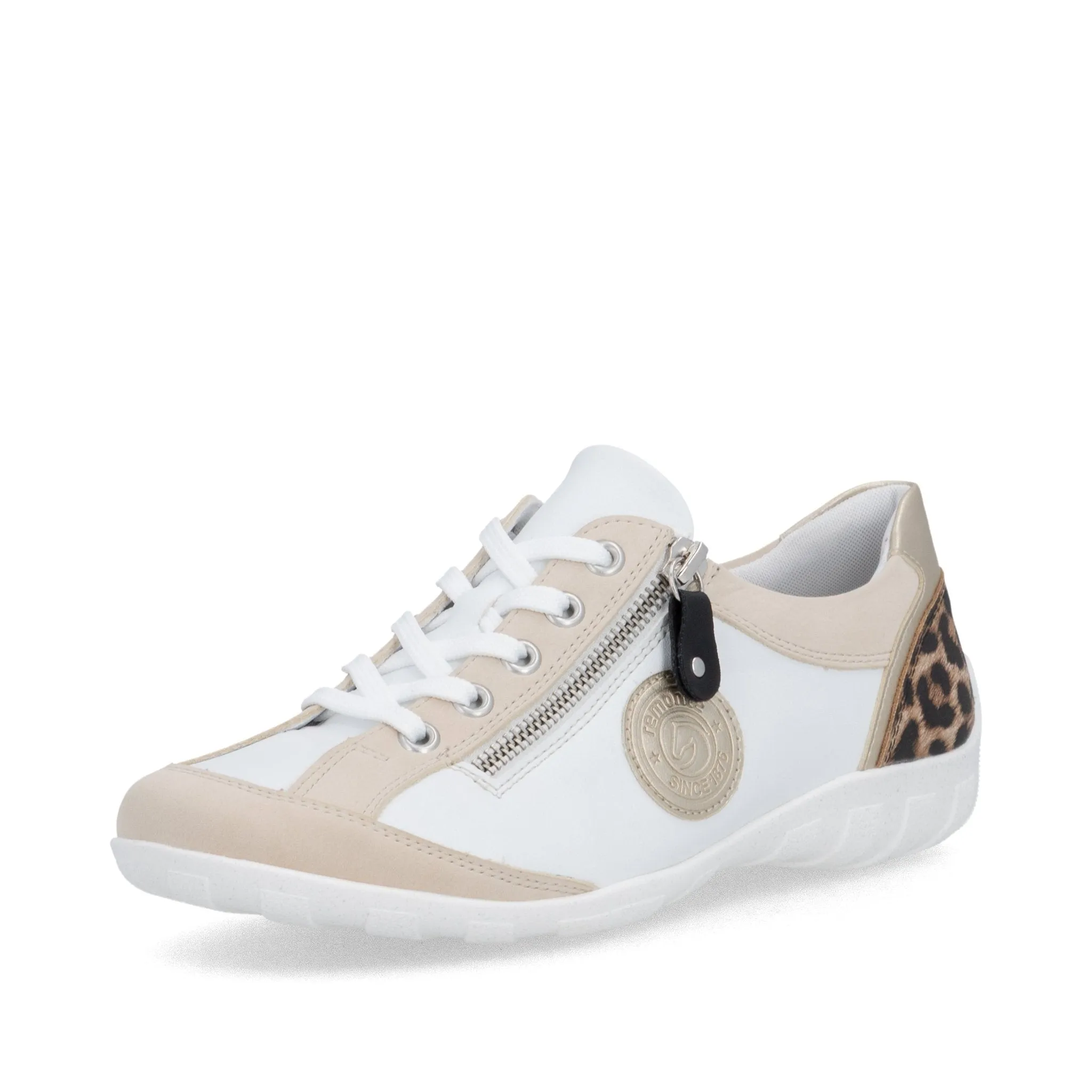 Baskets Remonte R3408-83 Blanches - Lacets Grande Pointure Femme