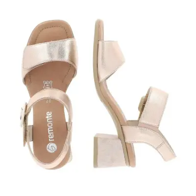 Sandales Remonte D1K51-31 Rose - Velcro Talon Moyen Confort Grande Pointure Femme — photo 5