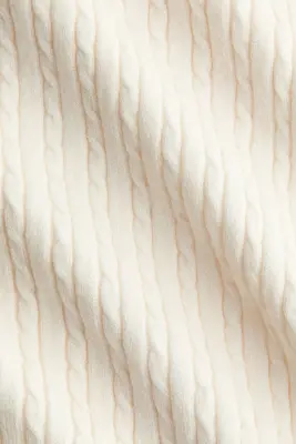 Gilet en maille torsadée - Crème — photo 5