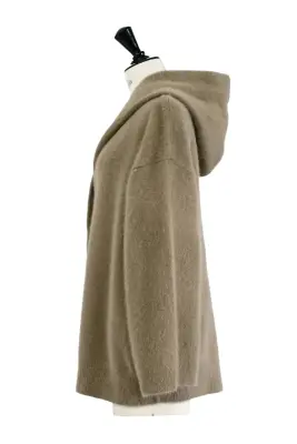Veste à capuche coloris camel ref 26104 - CT Plage — photo 2