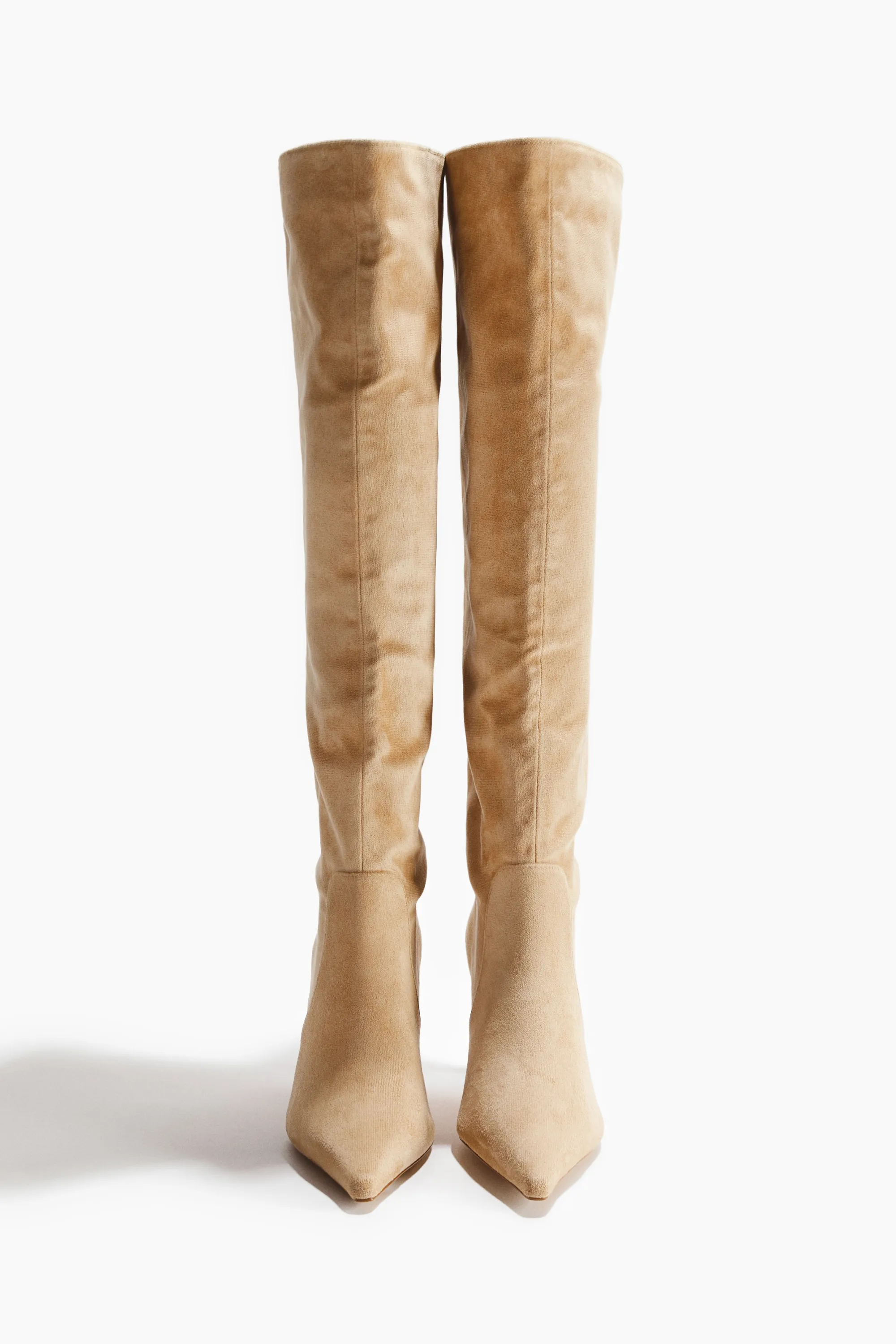 Bottes de hauteur genou - Beige
