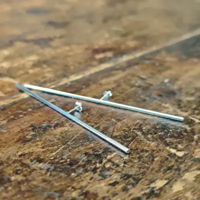 Nålen, 95 mm stick earrings — photo 4