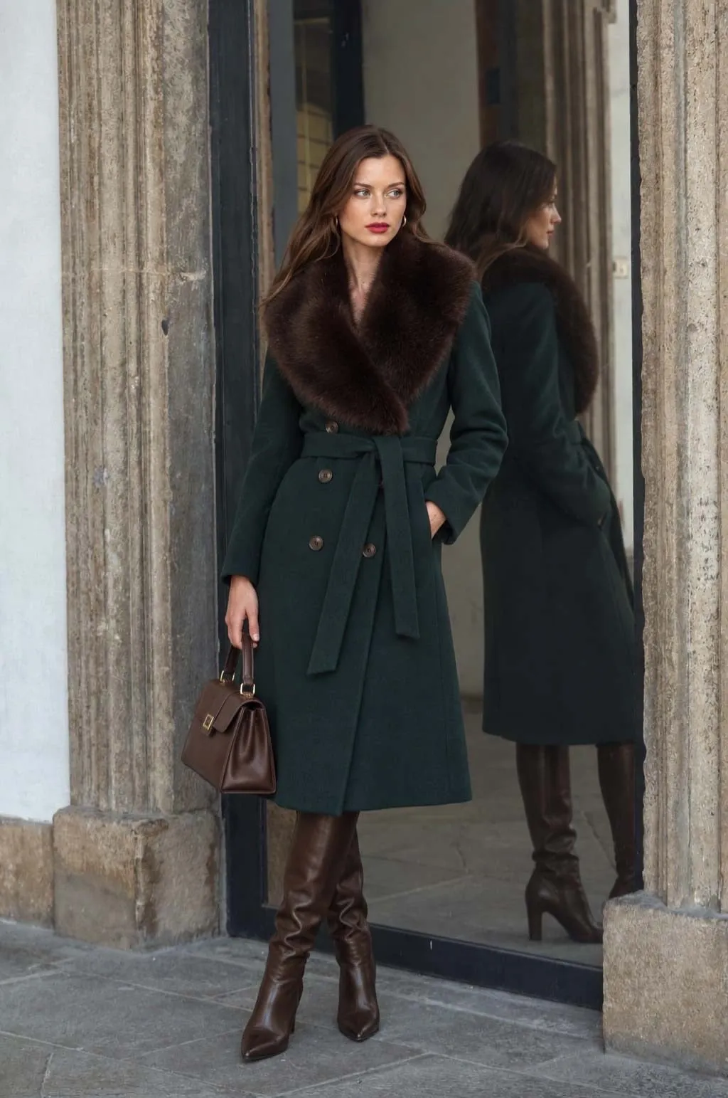 Angelina Faux Fur Coat