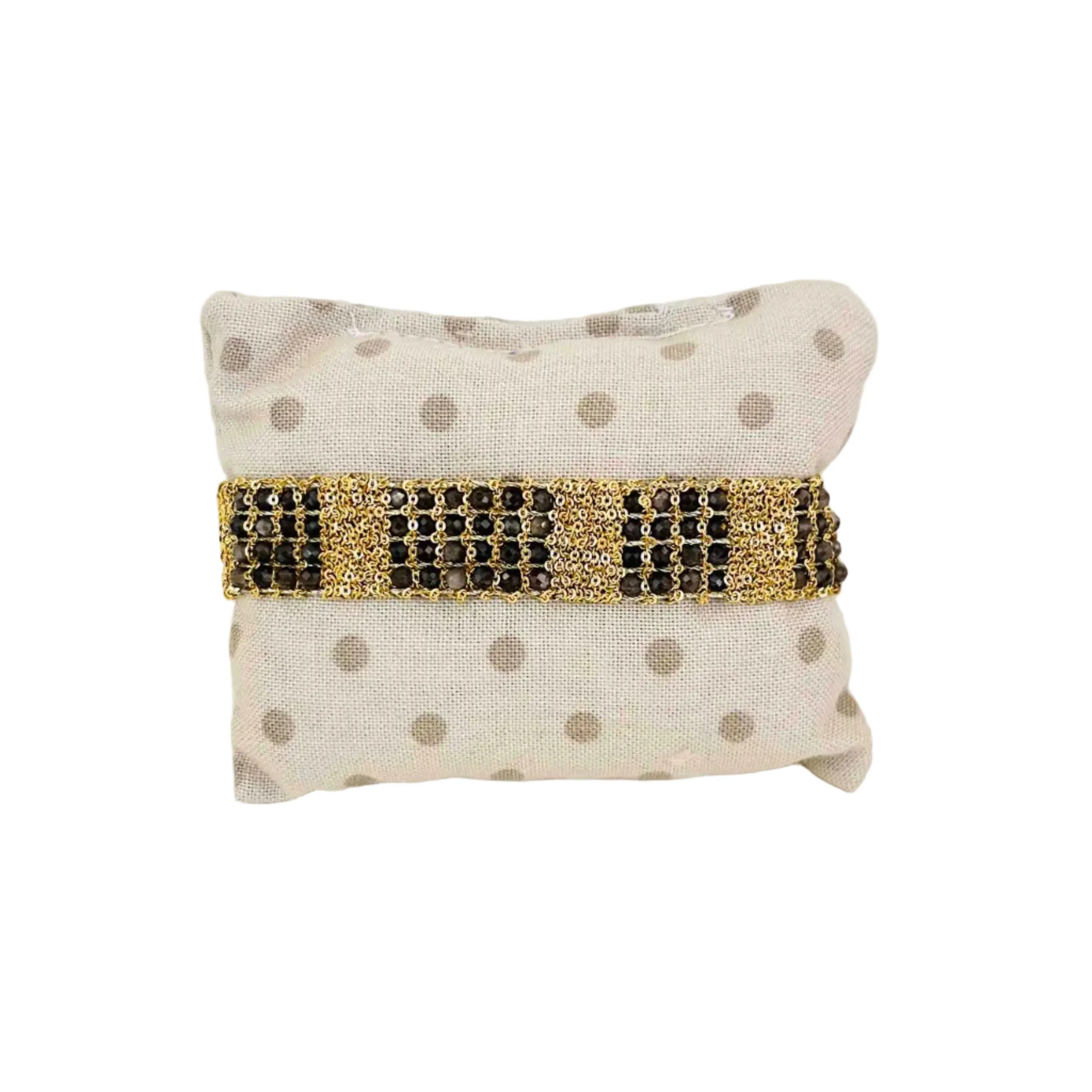 Bracelet Muamara stones ossidiana - Dag Gioelli