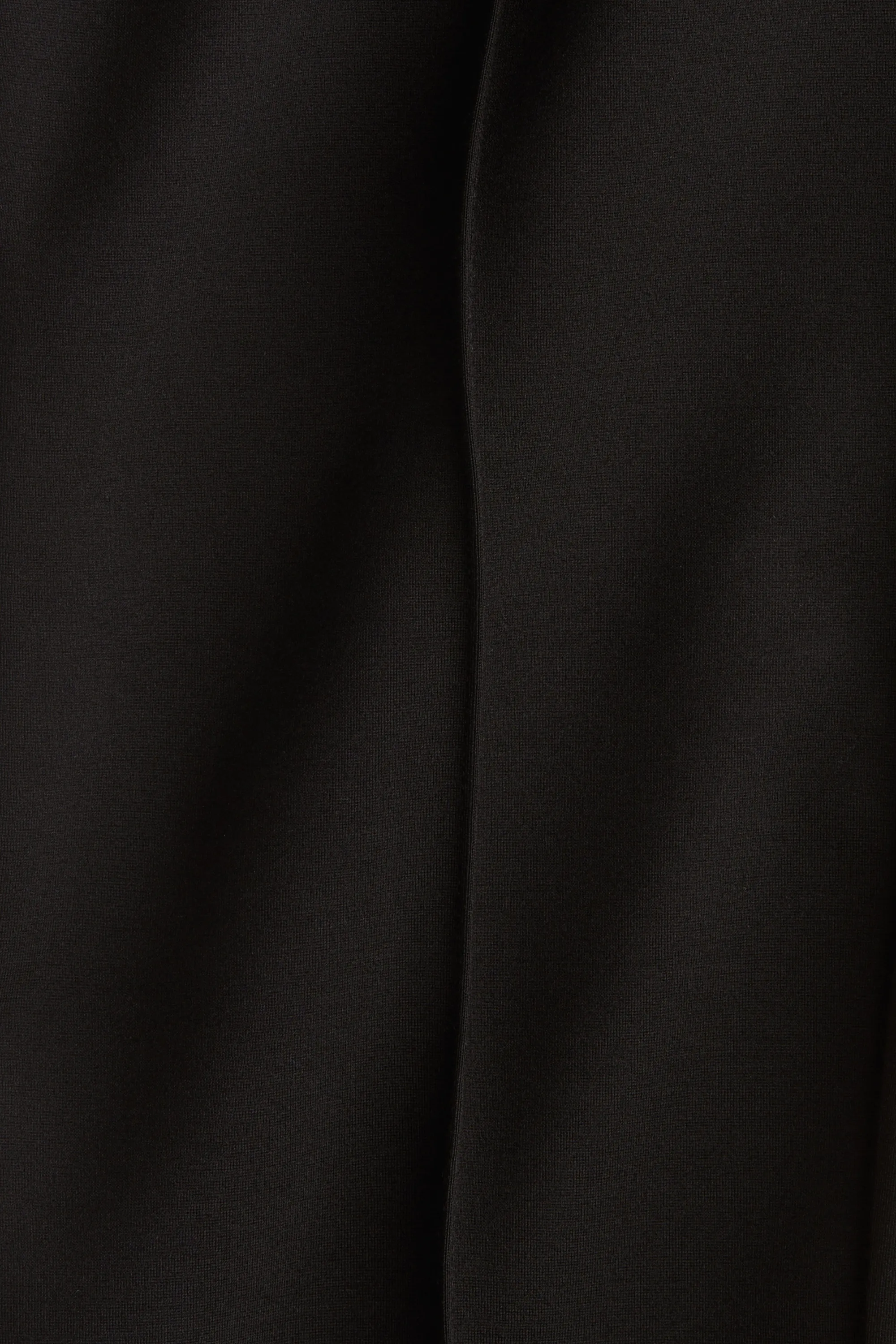 Pantalon en interlock avec bas de jambe zippés - Noir