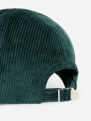 Casquette en velours côtelé - Vert/Bleu clair — photo 2