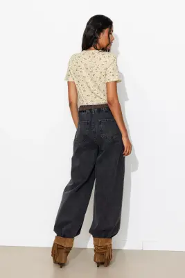 T-shirt pointelle Femme — photo 4