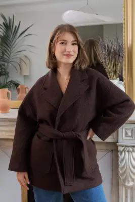 Manteau Yoko - chocolat — photo 2
