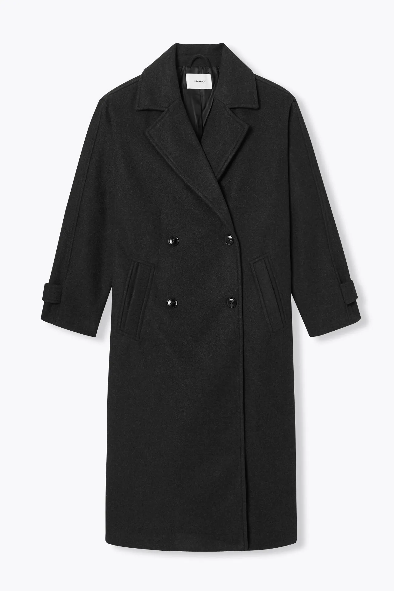 Manteau long croisé Femme