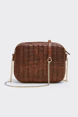 Sac César cognac embossé — photo 4