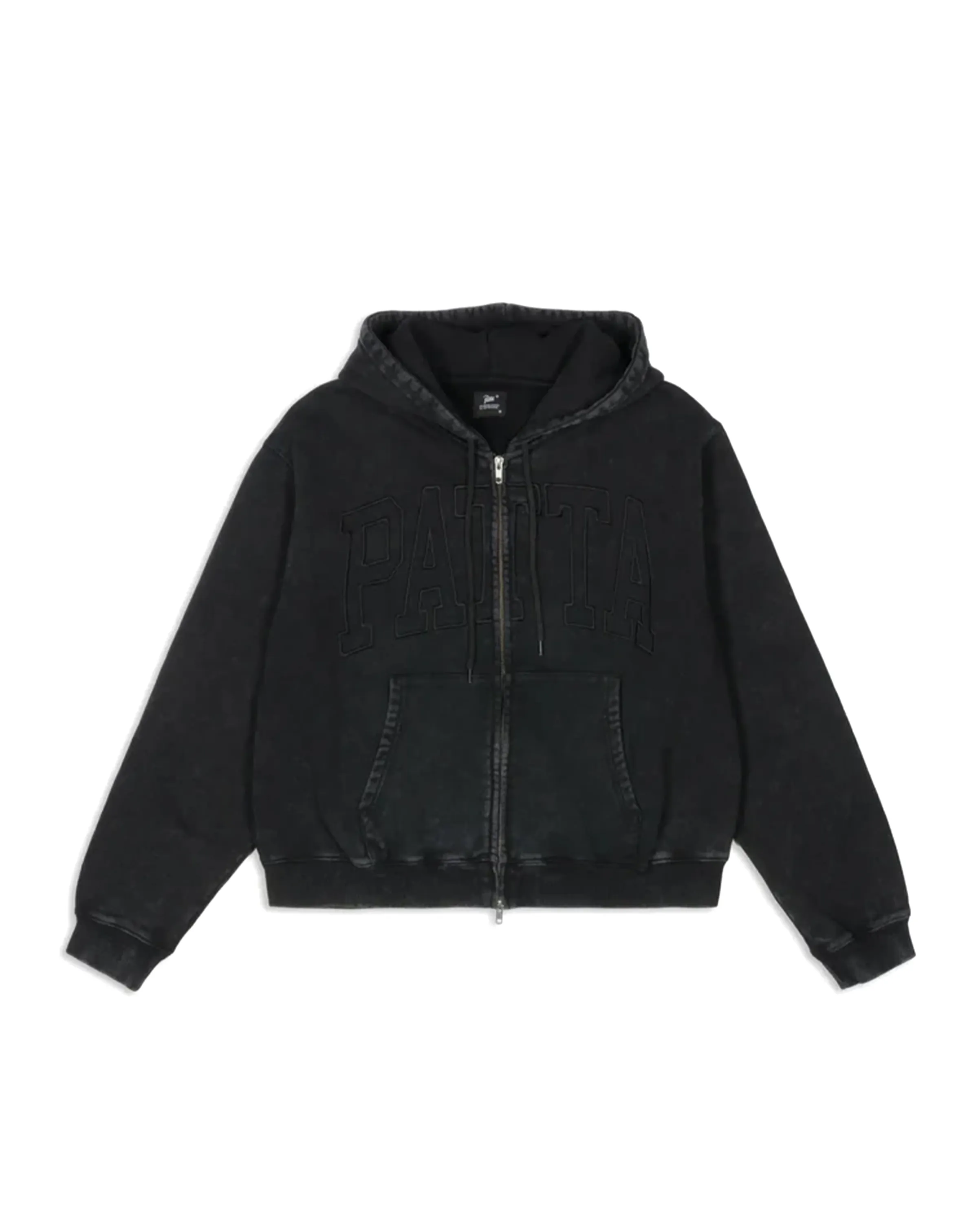 Loopback Logo Zip Hooded Sweater Moonless Night