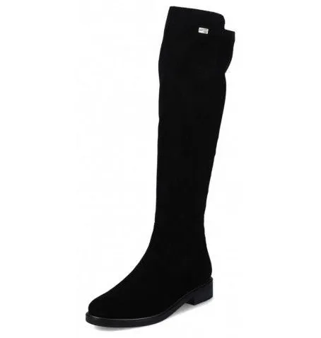 Bottes Remonte D8387-02 Noires - Automne Hiver Grande Pointure Femme