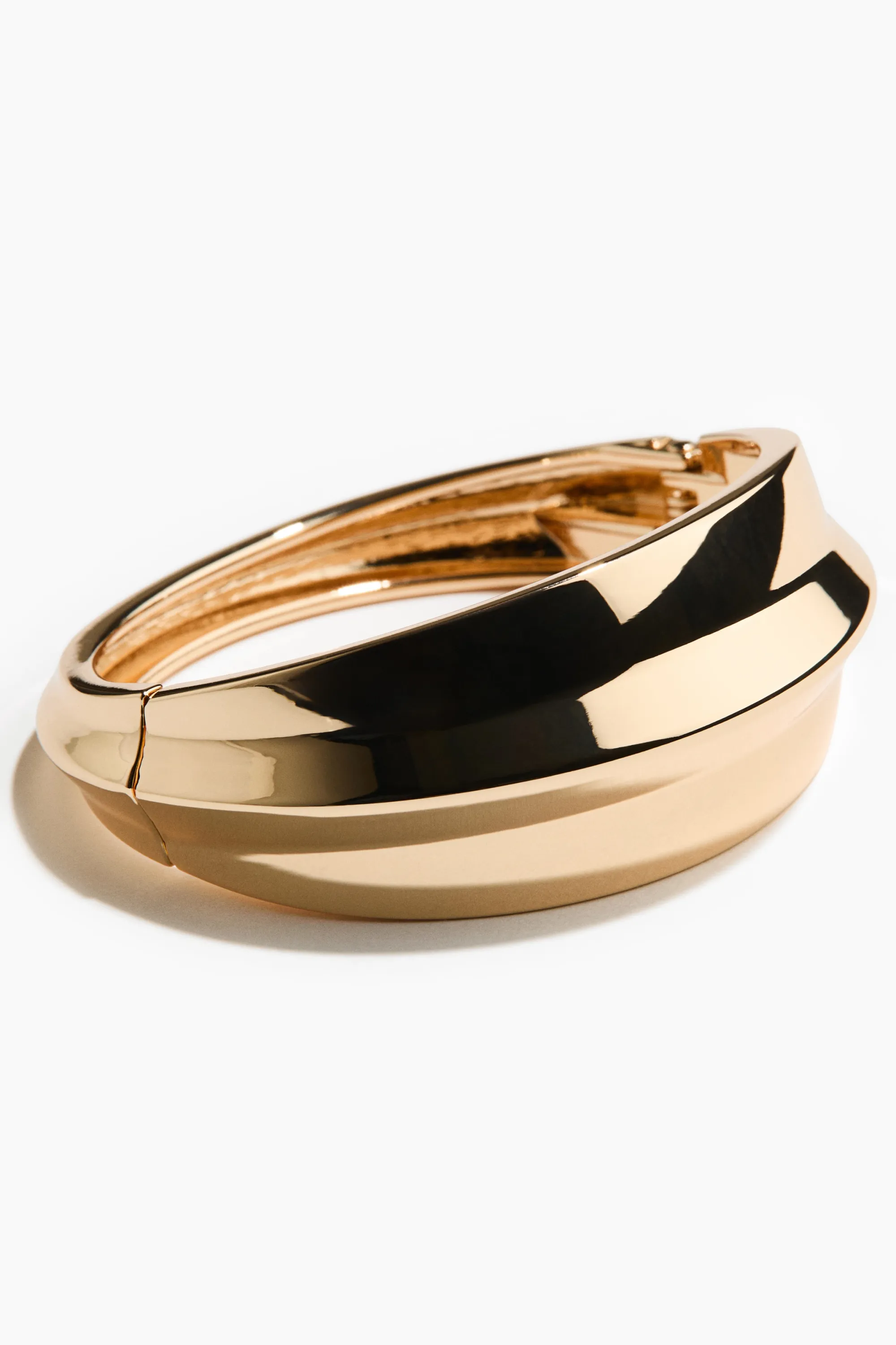Bracelet jonc à charnière - Doré