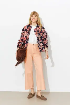 Pantalon large et court Femme — photo 2